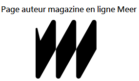 page auteur magazine Meer